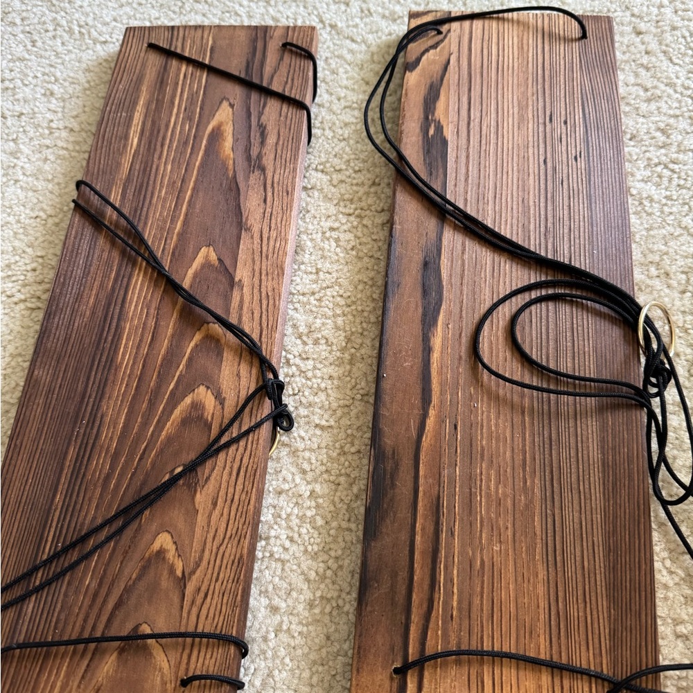 Boho Hanging Shelves Set of Two